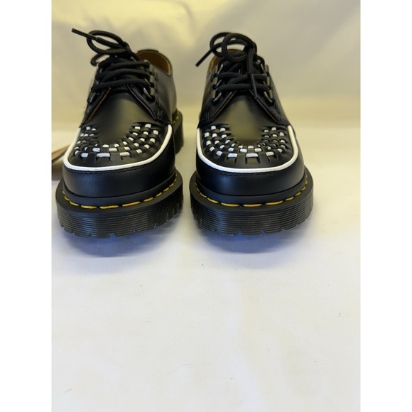 Dr. Martens Ramsey Smooth Leather Creepers Black Shoes - Women's Sz 6 - NWOB - Picture 3 of 13